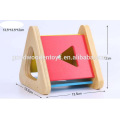 2015 New Hot Design Triangle Shape Toy Good Price Factory Wholesale Wooden Shape Sorter